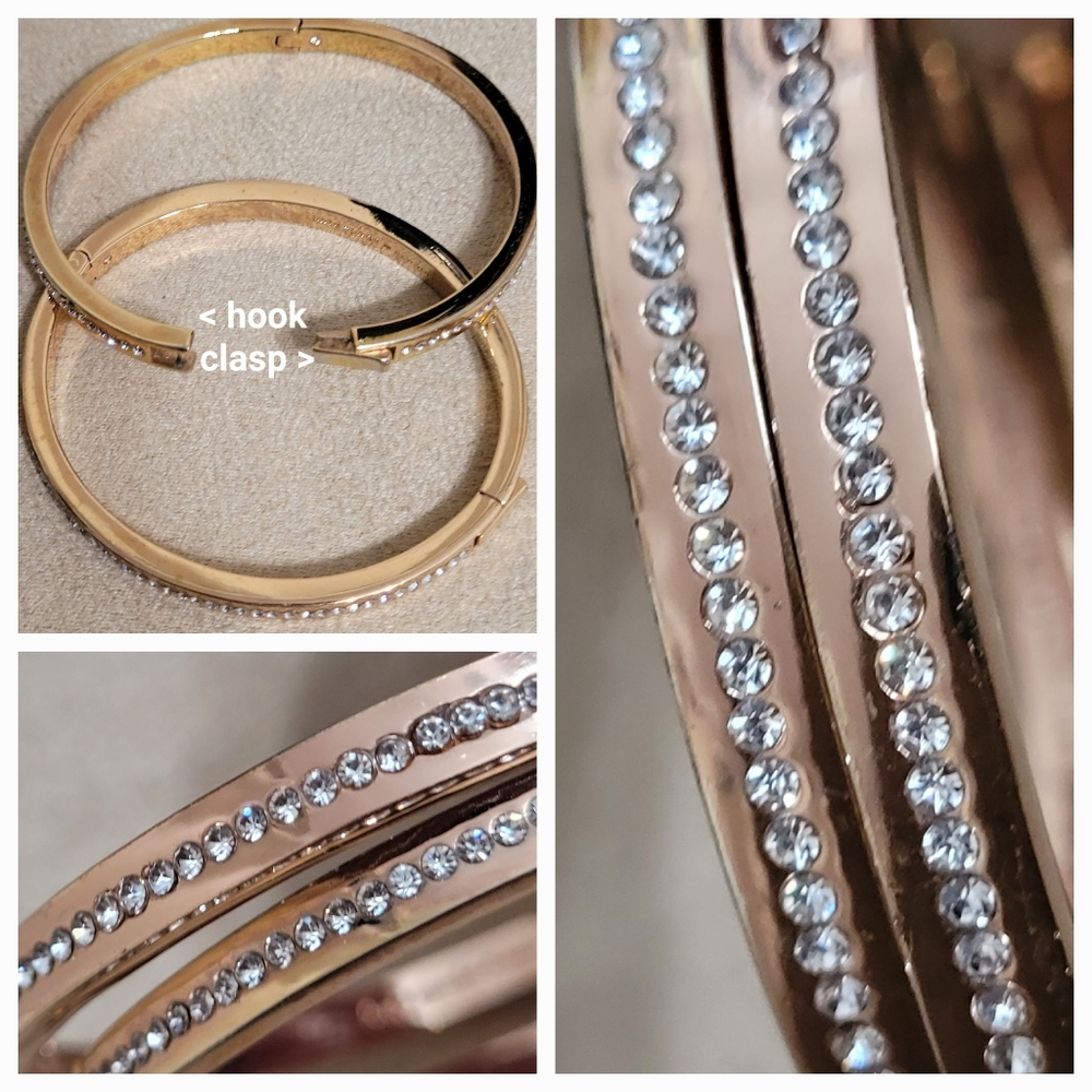 Kate Spade RING IT Pave Bangle /PAIR - Picture 2 of 5